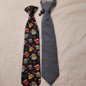 4/$20 angry birds neck tie